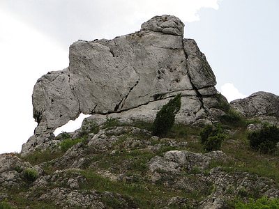 roca, Olsztyn, naturaleza, paisaje, Ver, rocas, Jura krakowsko