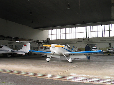 Hangar, ilma-aluksen, M17, Flyer, lentää, potkuri, ilmailun