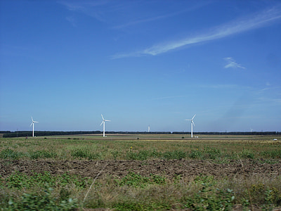 Windpark, Strom, Windkraftanlagen, Energie, macht, Turbine, Bauernhof
