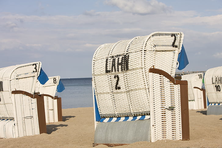 kursi pantai, Pantai, laut, Klub, Laut Utara, angin perlindungan, Laut Baltik