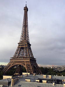 Parijs, dak, het platform, erfgoed, kapitaal, toren, Eiffeltoren