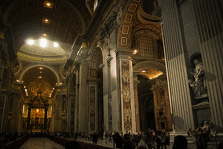 Vatikán, Bazilika svatého Petra, Itálie, kostel, Vatikán, Architektura