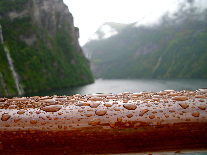 Norvégia, Cruise, Skandinávia, Geirangerfjord, fjord, utazás, víz