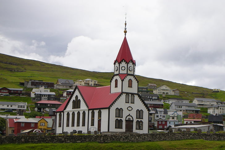 kyrkan, Färöarna, arkitektur, kristendomen, religion, Europa