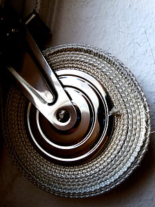 correa de la persiana de rodillo, carrete de cinta, rodado para arriba, en espiral, banda, envuelto, metálicos