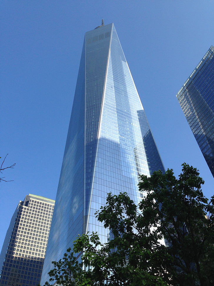 yksi world trade Centerin, NYC, Maamerkki, Yhdysvallat, rakennus, pilvenpiirtäjä, arkkitehtuuri