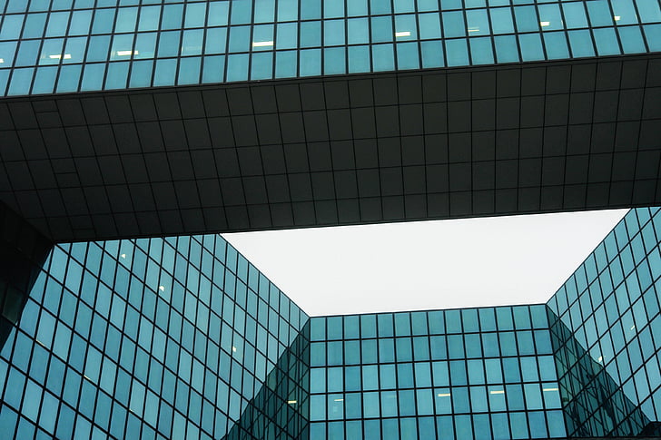 Paris, França, fachada, arquitetura, La Défense, la, La Défense