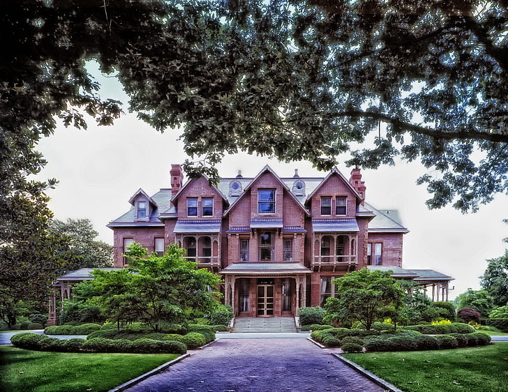 governor's mansion, Raleigh, North carolina, hus, hem, landmärke, historiska