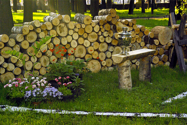 casa de campo, pilha, projeto da paisagem, St. petersburg Rússia, exposição dos Jardins Imperiais, jardim de Mikhailovsky