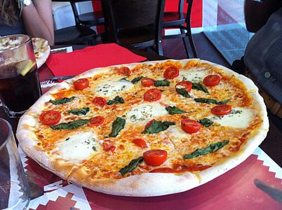 jedlo, Pizza, talianske jedlo, syr, paradajka, večera, jedlo