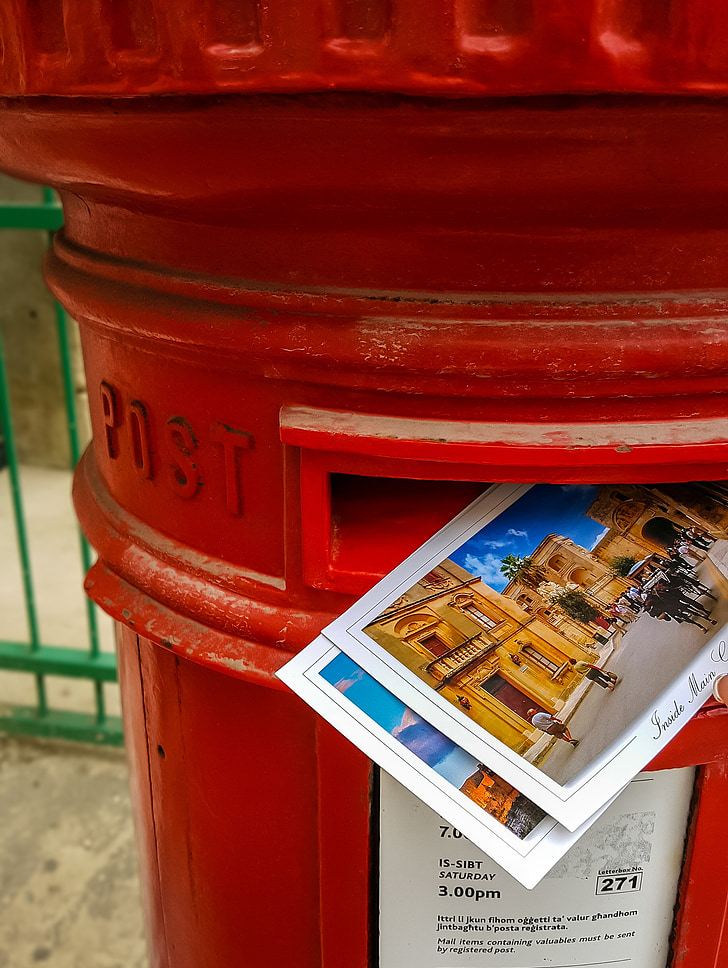 ceļojumi, pastkarte, pasts, pastkaste, Eiropas, tūrisms, amats