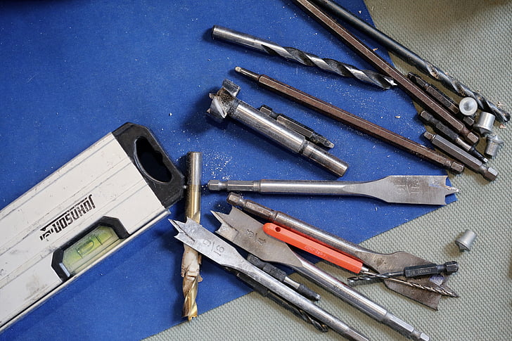 tools, diy, drill, metal, equipment, construction, work