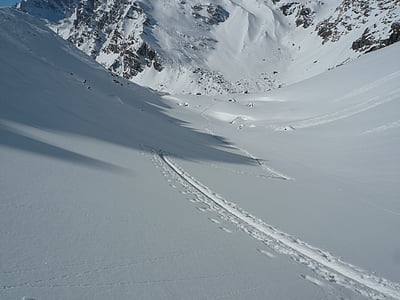 Kayak dağcılık, dağ, kar, Kış, Kış manzarası, İtalya, doğa