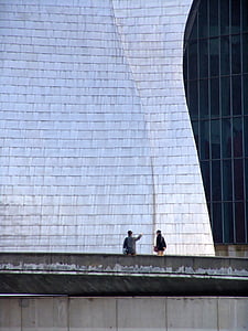 Bilbao, Guggenheim, Musée, voyage, architecture, voyage, point de repère
