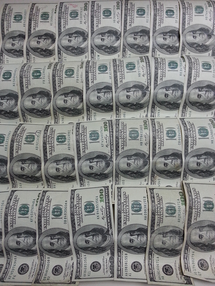 bani, de dolari, moneda, Benjamin, Franklin, valute