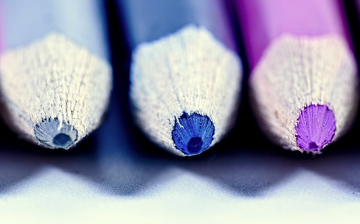 stylos, crayons de couleur, coloré, Bureau, outil d’écriture, Couleur, crayons de couleurs différentes