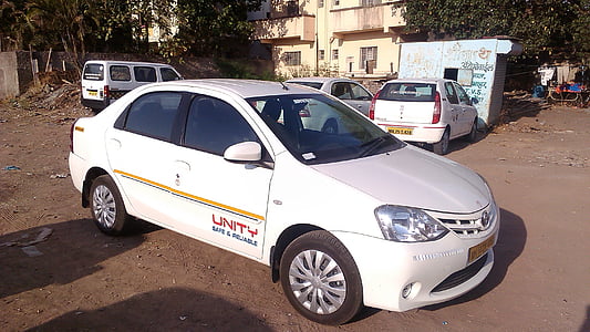voiture, taxi cab, CAB, Location de voiture, Inde, Pune