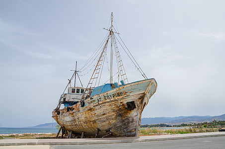 fiske, båt, Kypros, Latsi port, Polis, Middelhavet, sjøen