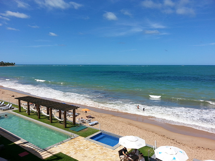 Bãi biển, Sol, Tháng ba, mùa hè, bầu trời, Đại dương, Beira mar