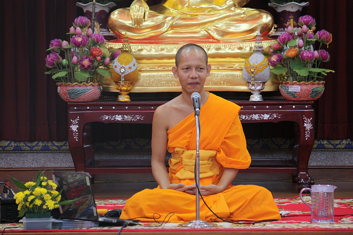 buddhisté, Thajsko, náboženské, ritus, meditovat, 072., chrám