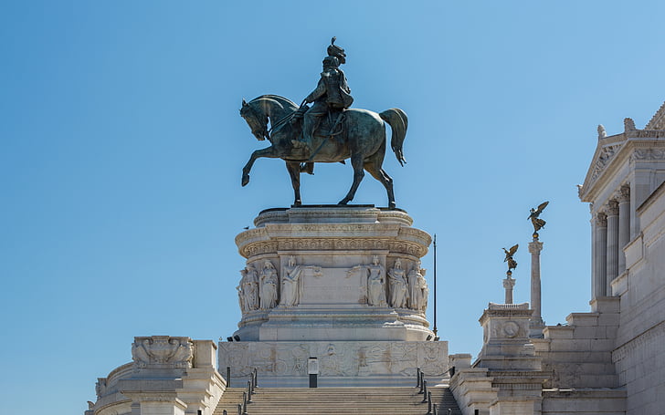 Włochy, Rzym, Pomnik Wiktora Emanuela ii, Ołtarz ojczyzny, Victor emmanuel 2