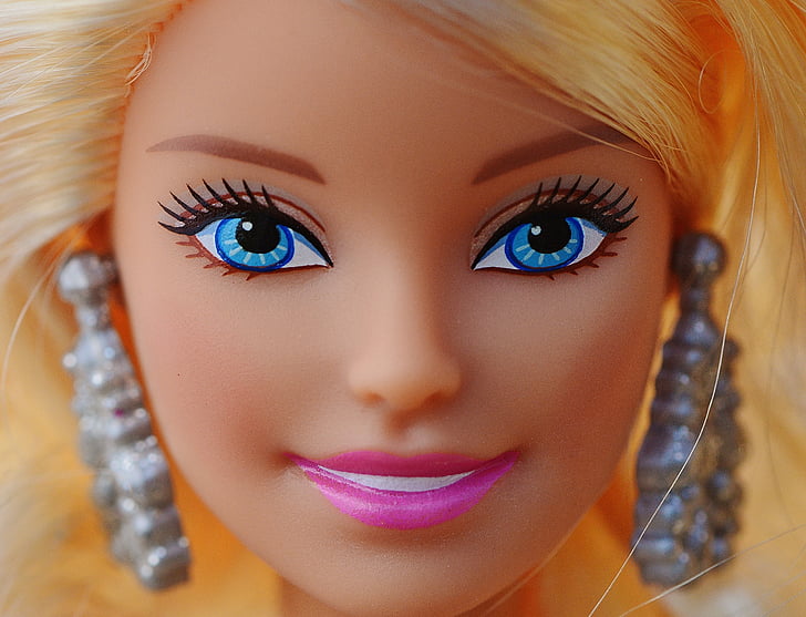 skönhet, Barbie, Söt, docka, charmiga, barnleksaker, Flicka