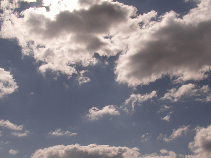 clouds, sky, blue, mood, clouds form, weather, nature