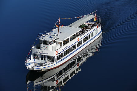 Turistická loď, Oker, voda, Příroda, krajina, řeka, Dolní Sasko