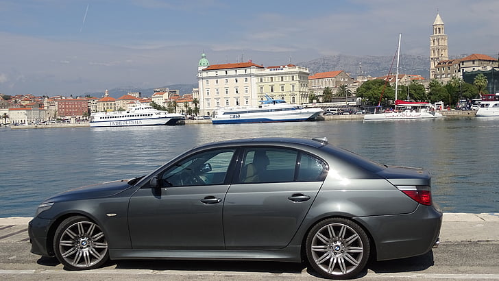 auto, Croaţia, Split, oraşul vechi, port, Dalmaţia, auto