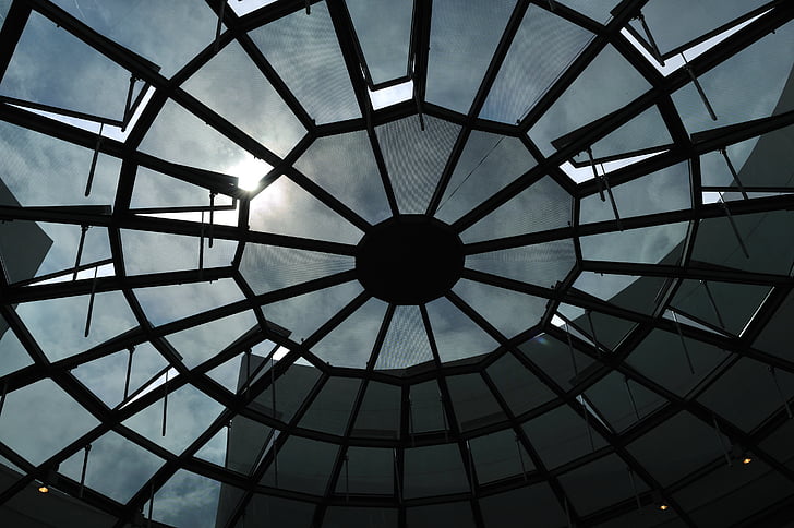 cúpula, cúpula de vidro, Oldenburg, arquitetura, vidro