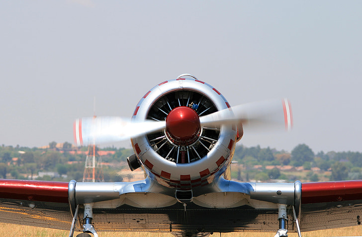 North american t6 harvard, letadla, pevné křídlo, trenér, historické, dědictví, kryt motoru