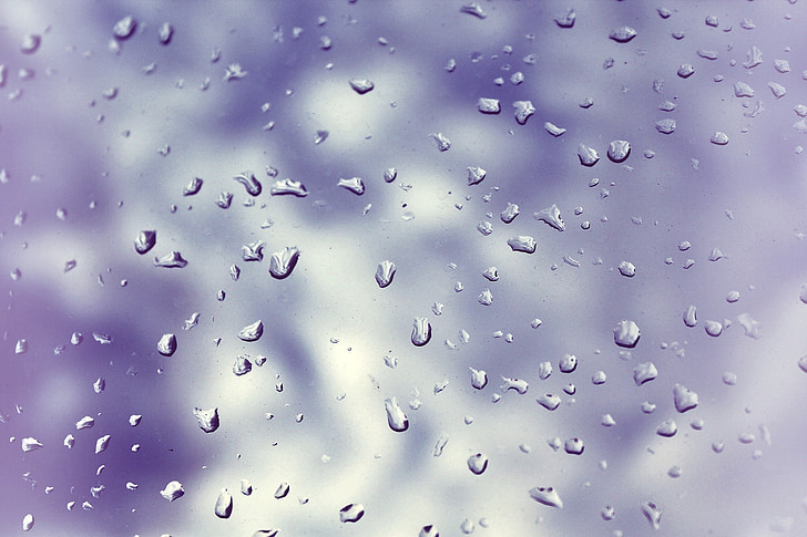 raindrop, window pane, window, disc, drop-running, wet, drop of water