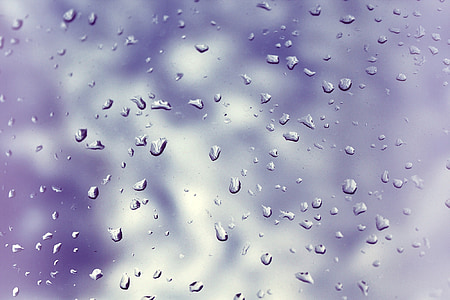 빗방울, 창 창, 창, 디스크, 드롭-실행, 젖은, 방울의 물