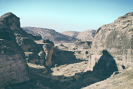 arid, canyon, desert, landscape, mountain, nature, outdoors