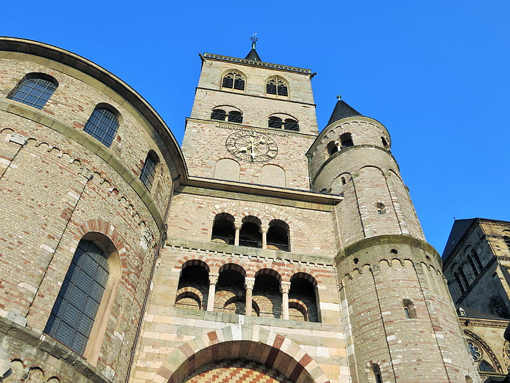 Trier, mesto, dom, staré mesto, Architektúra, kostol, Európa