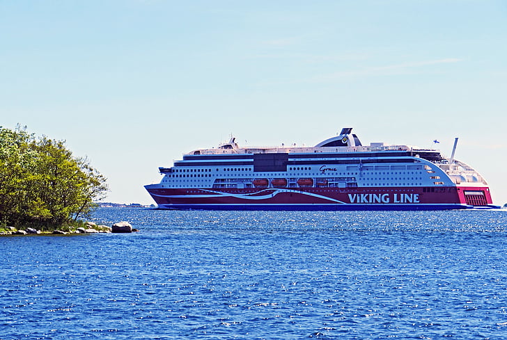 alta mar ferry, Estocolmo-helsinki, Finlandés, Finlandia, Suecia, Mar Báltico, Archipiélago de