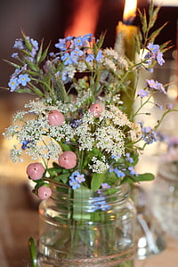 plante, Déco, fermer, bouquet, décoration, vase, fleur