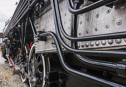 locomotive à vapeur, chemin de fer, nostalgie de chemin de fer