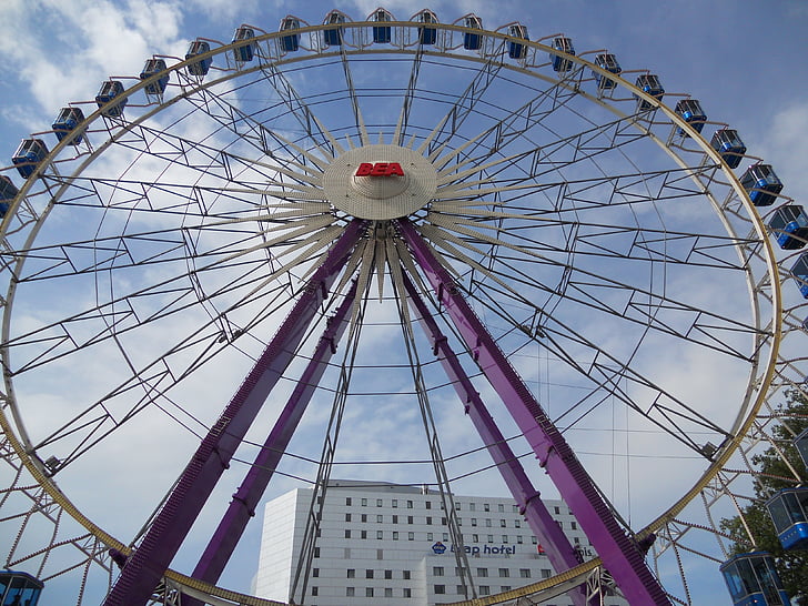ferris wheel, fair, leisure, measurable space, rides, fun, festival