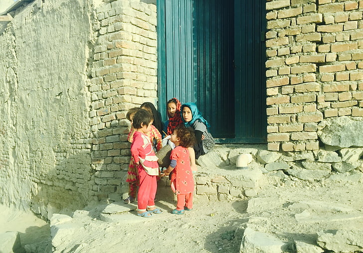 Kabul, barn, fattigdom, Afghanistan