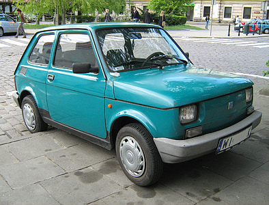 Fiat 126, Automatycznie, Miasto samochodów, pojazd silnikowy, Fiat, pojazd