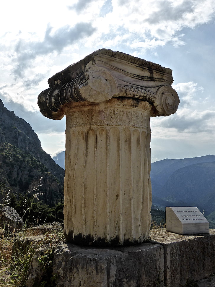 columna, romano, arquitectura, Templo de, antiguo, arquitectura, adornado