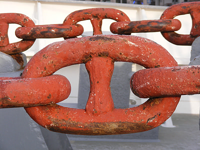 ancoratge de cadenes, d'enviament, enllaç de cadena, tapa de san diego, Hamburgo