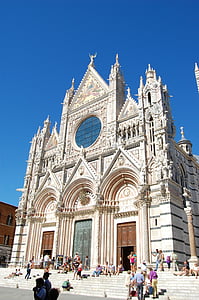 Italie, Toscane, Sienne, Dom, Église, Cathédrale, architecture