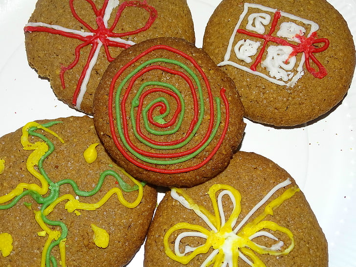 Cookies, cuit au four, cuisson au four, alimentaire, Christmas, maison, préparation