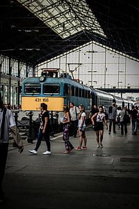 станция, влак, цветове, железопътните линии, жп-гара, релси, доклад