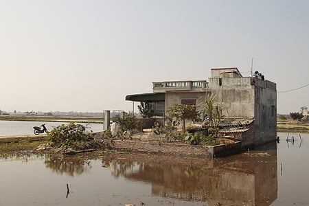 zona rurală, Vietnam, Casa, apa
