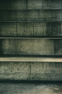 コンクリート, 階段, テクスチャ, 外, 背景, 抽象的な, 階段