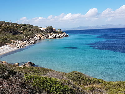 mare, Sardinia, maladroxia, plajă, linia de coastă, vara, natura