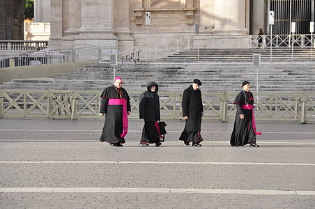 religion, vatican, rome, bishop, st peter's basilica, italy, people